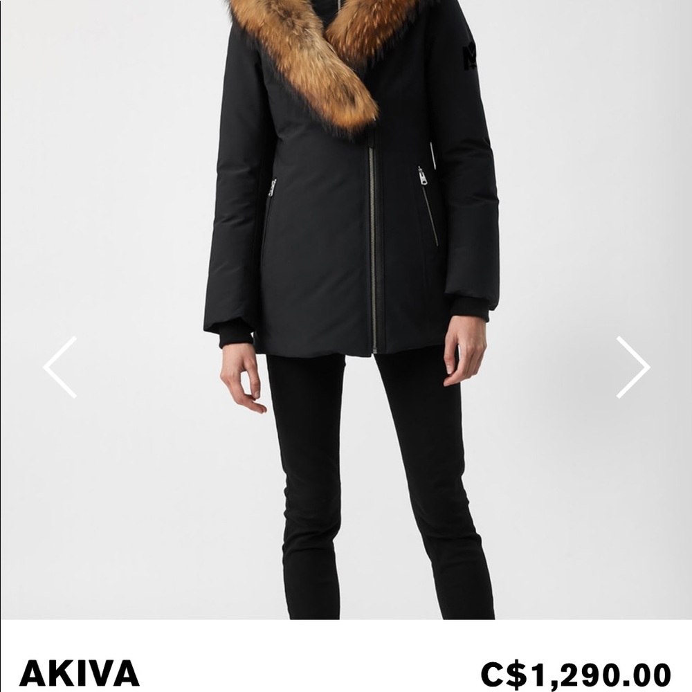 Mackage akiva parka coat - small
